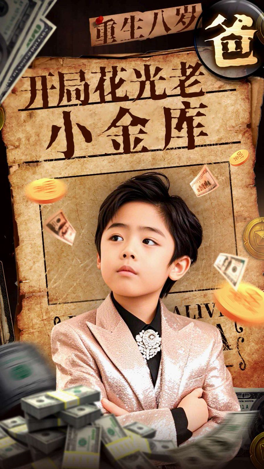 重生八歲，開局花光老爸小金庫(全集)